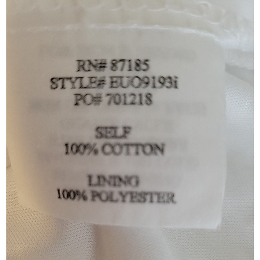 White Babydoll Halter Dress Bridal Euro Summer Milkmaid Y2K Coastal Cowgirl SZ 7 - Picture 10 of 13